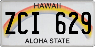 HI license plate ZCI629