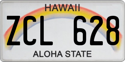 HI license plate ZCL628