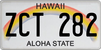 HI license plate ZCT282