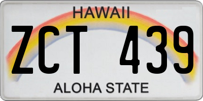 HI license plate ZCT439
