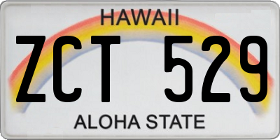 HI license plate ZCT529