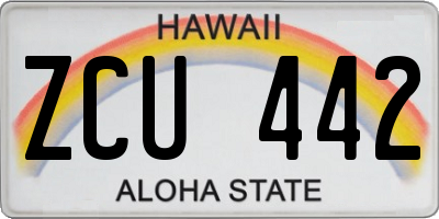 HI license plate ZCU442