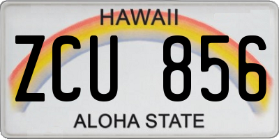 HI license plate ZCU856