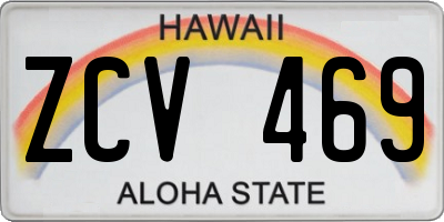 HI license plate ZCV469