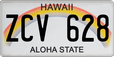 HI license plate ZCV628