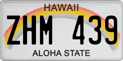 HI license plate ZHM439