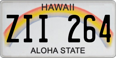 HI license plate ZII264