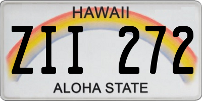 HI license plate ZII272