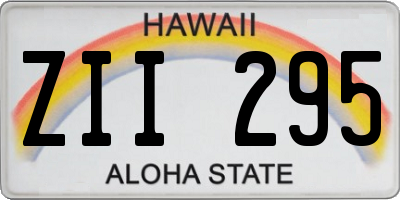HI license plate ZII295