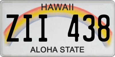HI license plate ZII438