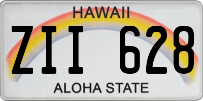 HI license plate ZII628