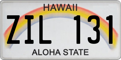 HI license plate ZIL131