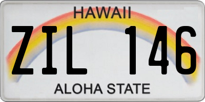 HI license plate ZIL146