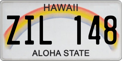 HI license plate ZIL148