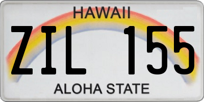 HI license plate ZIL155