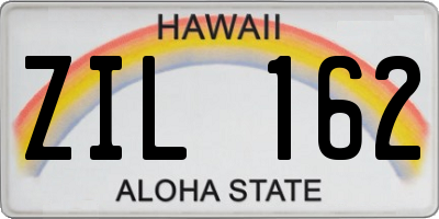 HI license plate ZIL162