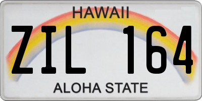 HI license plate ZIL164