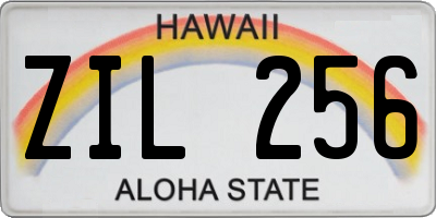 HI license plate ZIL256