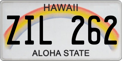 HI license plate ZIL262