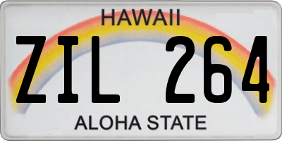 HI license plate ZIL264
