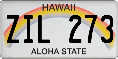HI license plate ZIL273