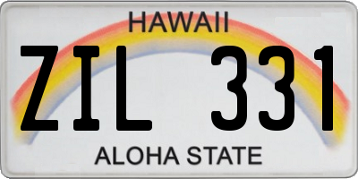 HI license plate ZIL331
