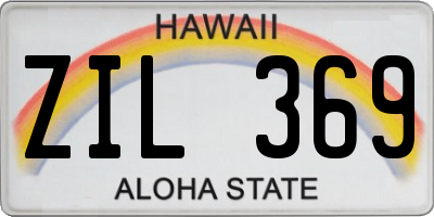 HI license plate ZIL369