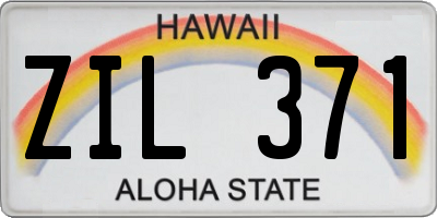 HI license plate ZIL371