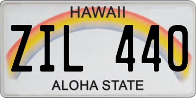 HI license plate ZIL440
