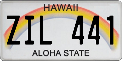HI license plate ZIL441