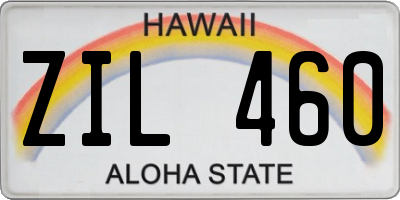 HI license plate ZIL460