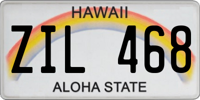 HI license plate ZIL468