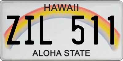 HI license plate ZIL511