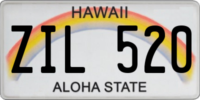 HI license plate ZIL520