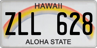 HI license plate ZLL628