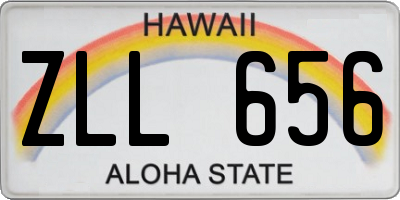 HI license plate ZLL656