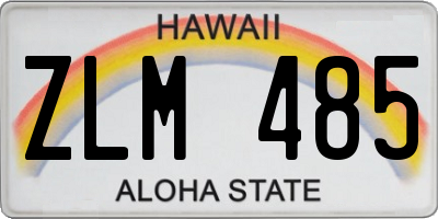 HI license plate ZLM485