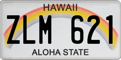 HI license plate ZLM621