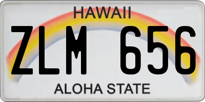HI license plate ZLM656