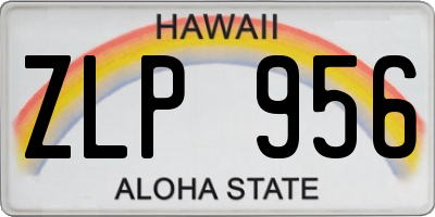 HI license plate ZLP956