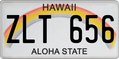HI license plate ZLT656