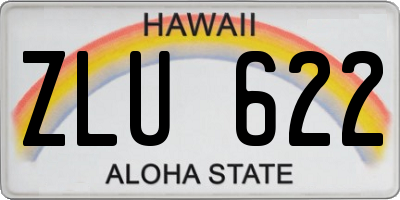HI license plate ZLU622
