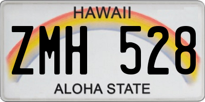 HI license plate ZMH528