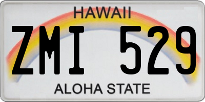 HI license plate ZMI529