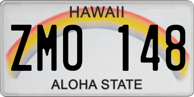 HI license plate ZMO148