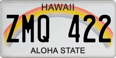 HI license plate ZMQ422