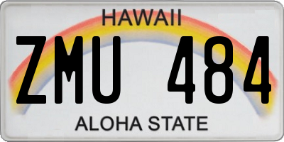 HI license plate ZMU484