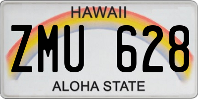 HI license plate ZMU628