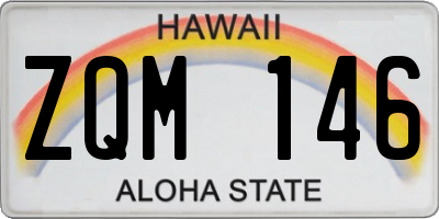 HI license plate ZQM146