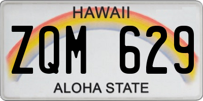 HI license plate ZQM629